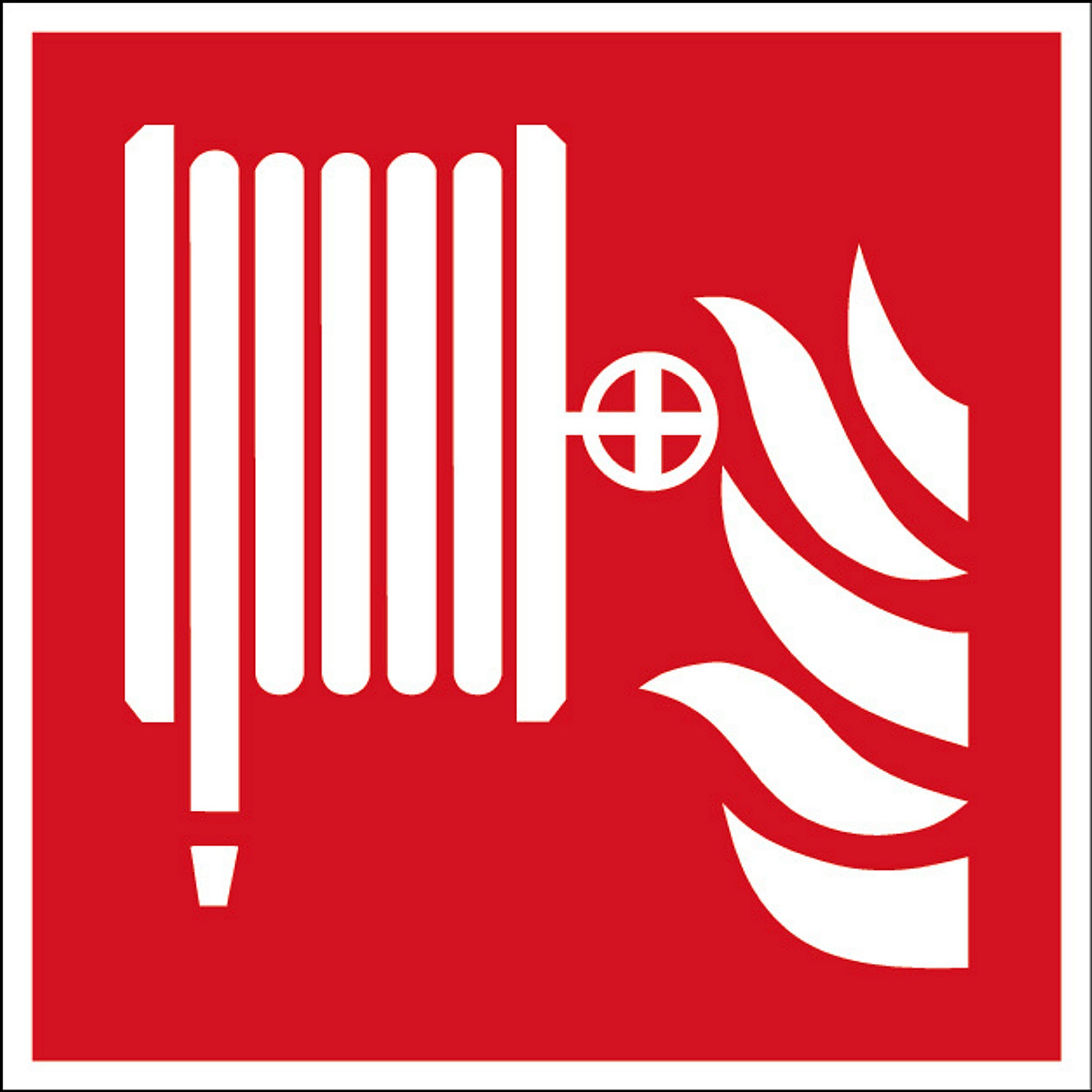 Požiarna hadica - piktogram samolepka