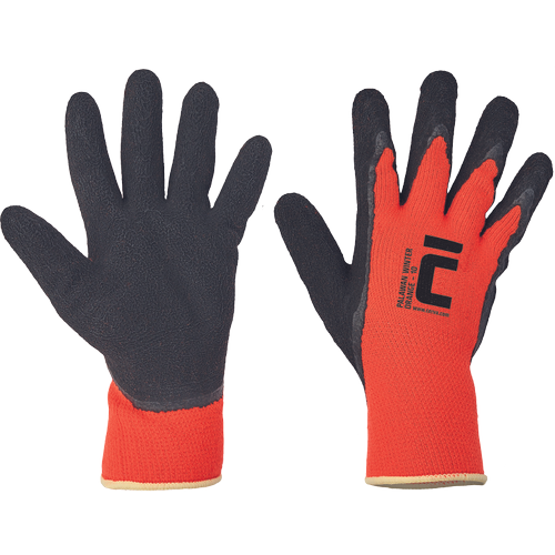 PALAWAN WINTER rukavice latex HV oran 7