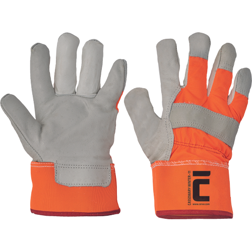 CASSOWARY WINTER rukavice HV oranžová 10