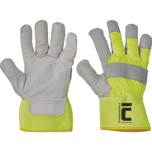 CASSOWARY WINTER rukavice HV žltá 10