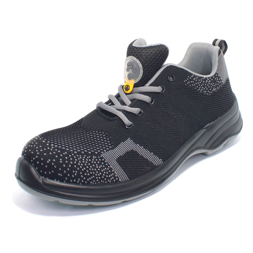 BARI MF S1P ESD poltopánk sivá/čierna 35