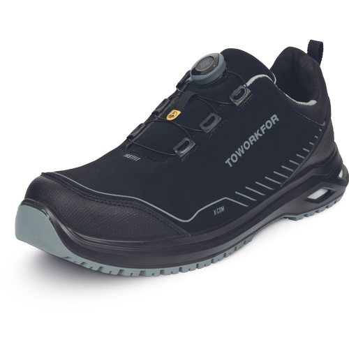 X-506 S3 ESD SRC poltopánka čierna 36