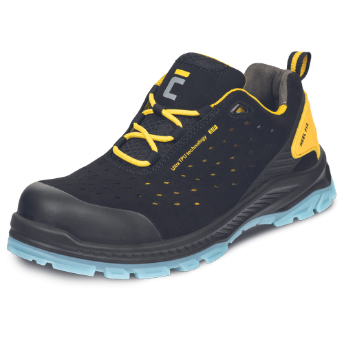 HALWILL PRO MF ESD S1PS SR polt.čier.36