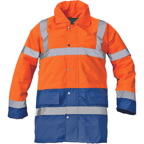 SEFTON bunda HV oranžová/royal XS