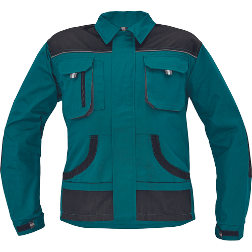 FF CARL BE-01-002 bunda zelená/čierna 46