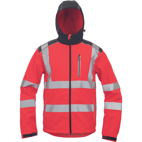 KNOXFIELD HVPS softshell bunda červen XS