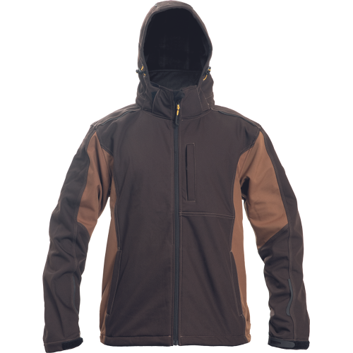 DAYBORO softshell bunda tm.hnedá S