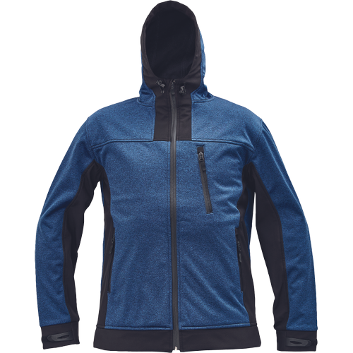 HUYER SOFTSHELL bunda royal modrá XS