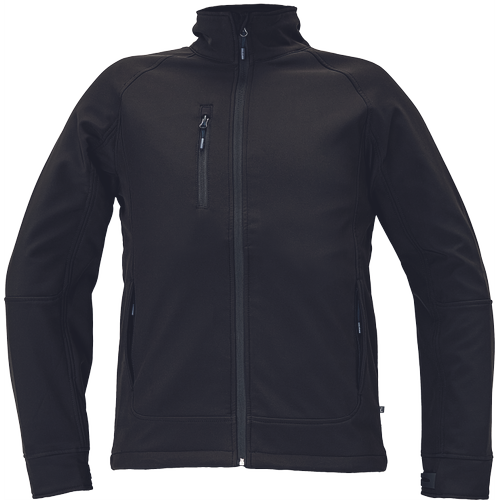 CHITRA softshell bunda čierna XS