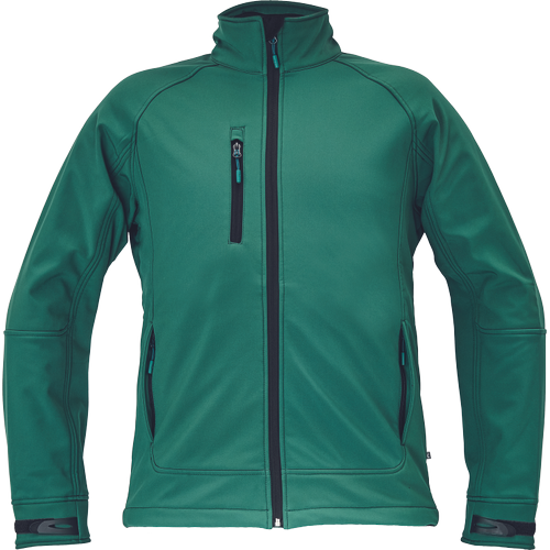 CHITRA softshell bunda tm.zelená XS
