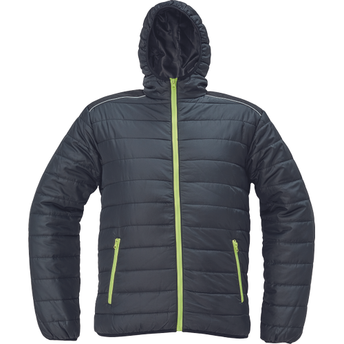 MAX VIVO LIGHT bunda černá/žltá S