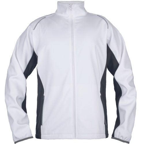 MAX ECO STRETCH softshell bunda biela XS