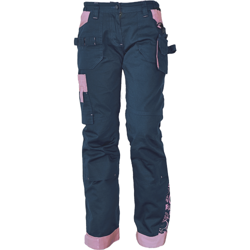 YOWIE dámske nohav navy/sv. fialová 34