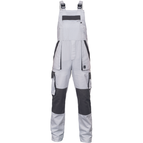 MAX SUMMER náprs.nohavice biela/sivá 44