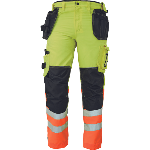 KNOXFIELD HV FL310 nohavice žlt/oranž 46