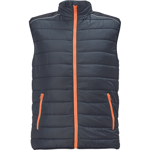 MAX VIVO LIGHT vesta čierna/oranžová S