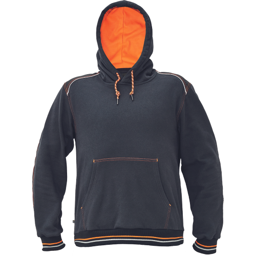 KNOXFIELD klokanka mikina antr/oranž XS
