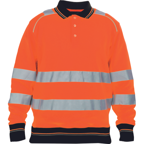 KNOXFIELD HV polo mikina oranžová XS