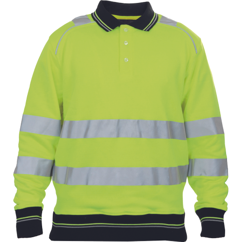 KNOXFIELD HV polo mikina žltá XS