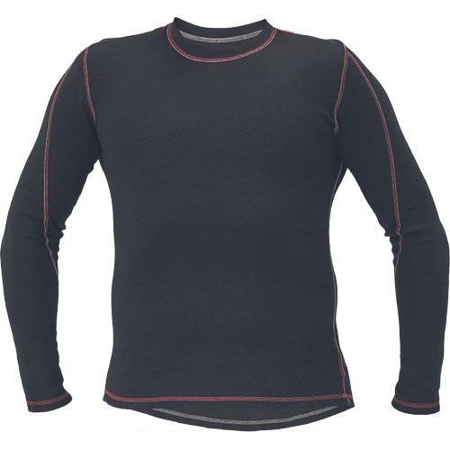 OS ABILD tričko dlhý rukáv čierna XS/S