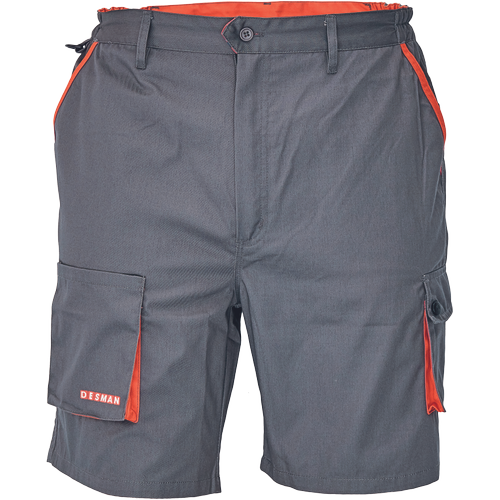 DESMAN šortky DESMAN šortky sivá/oranžová 48