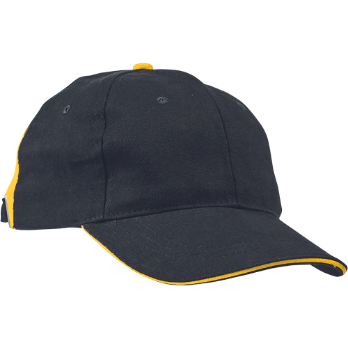 KNOXFIELD baseball čiapka KNOXFIELD baseball čiapka čierna/žltá