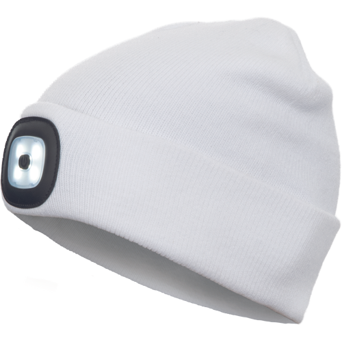 DEEL LED lampa čiapka biela -