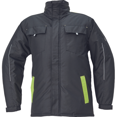 MAX VIVO parka černá/žltá S