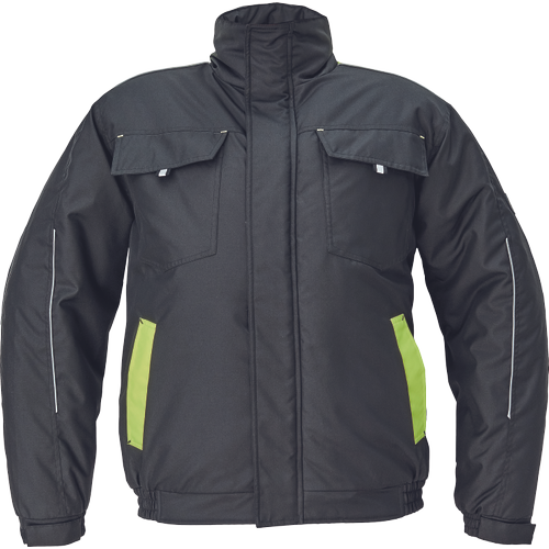 MAX VIVO pilot bunda MAX VIVO pilot bunda černá/žltá S