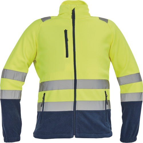 SEVILLA HV FLEECE mikina žltá/navy S