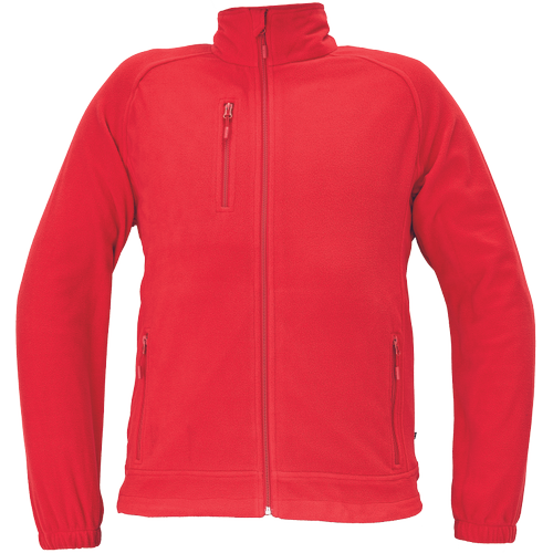 BHADRA fleece mikina červená XS