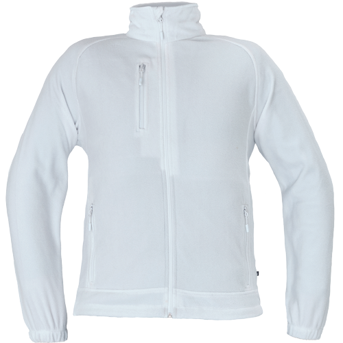 BHADRA fleece mikina biela XS