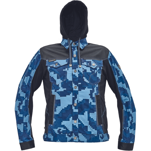 NEURUM CAMOU bunda+kapucňa navy 46