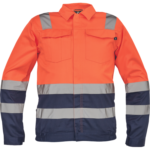VALENCIA HV bunda oranžová/navy 46