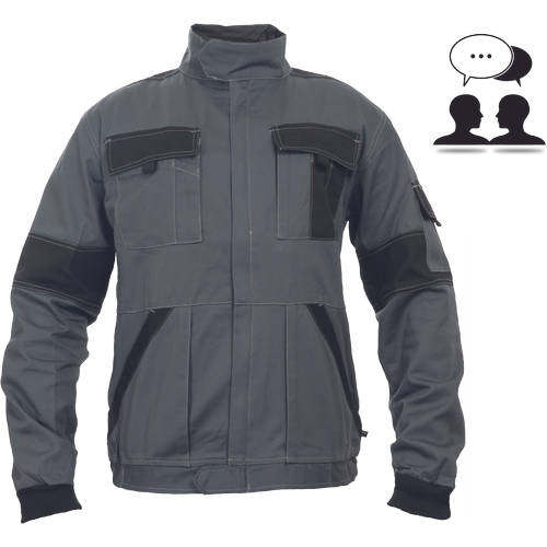 MAX SUMMER LADY bunda antracit/čierna 34