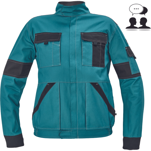 MAX SUMMER LADY bunda petrolej/čierna 34