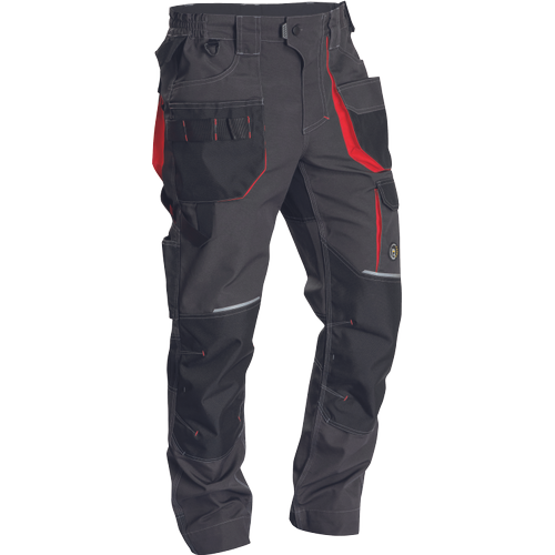 REUSEL nohavice antracit/červená 46