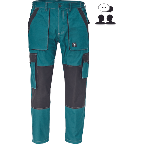 MAX SUMMER LADY nohavice zelená/čiern 34