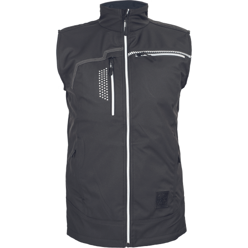 TAURUS softshell vesta čierna XS