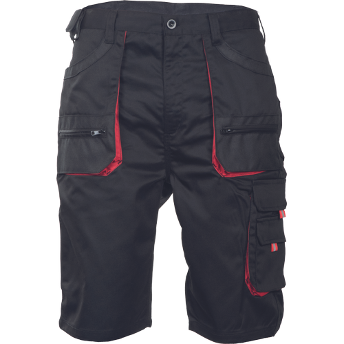 FF CARL BE-01-009 šortky černá/červen 46