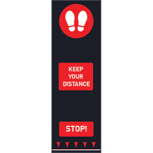 Social Distanc.Mat Foot 0