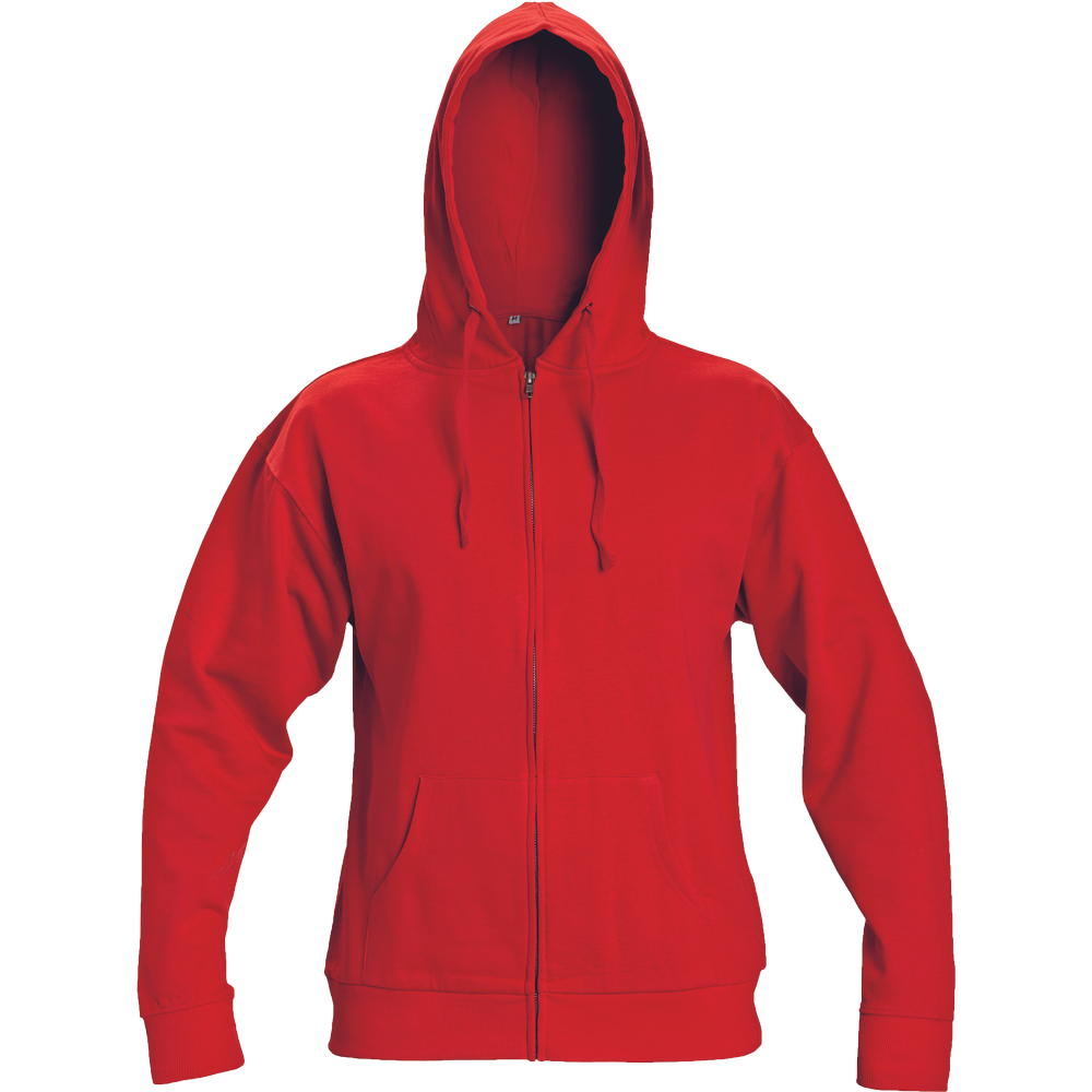 NAGAR mikina s kapucňou červená 3XL