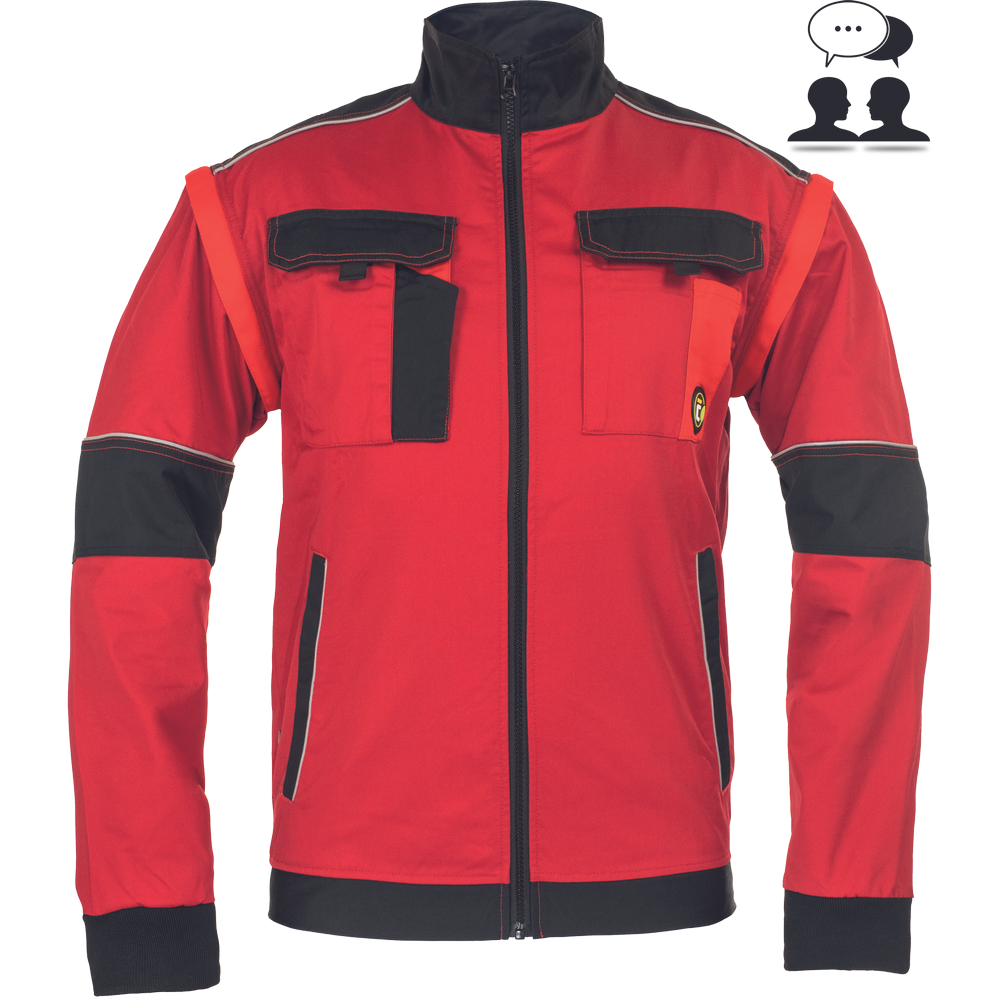 MAX ECO STRETCH bunda červená 44