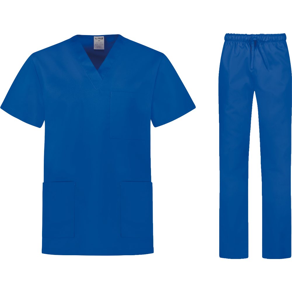 COLOMBO zdrav.blúza+noh. royal modrá XS