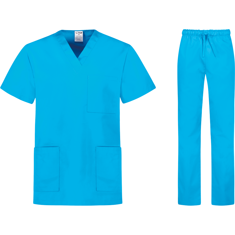 COLOMBO zdrav.blúza+noh.nebes.modrá XS