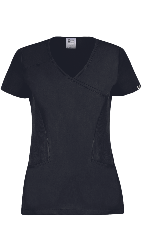 JUSTINA zdrav. blúza JUSTINA zdrav. blúza čierna XS