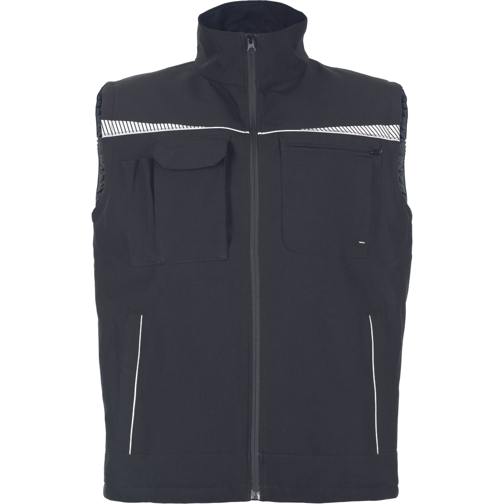 EMERTON STR zimná vesta čierna S