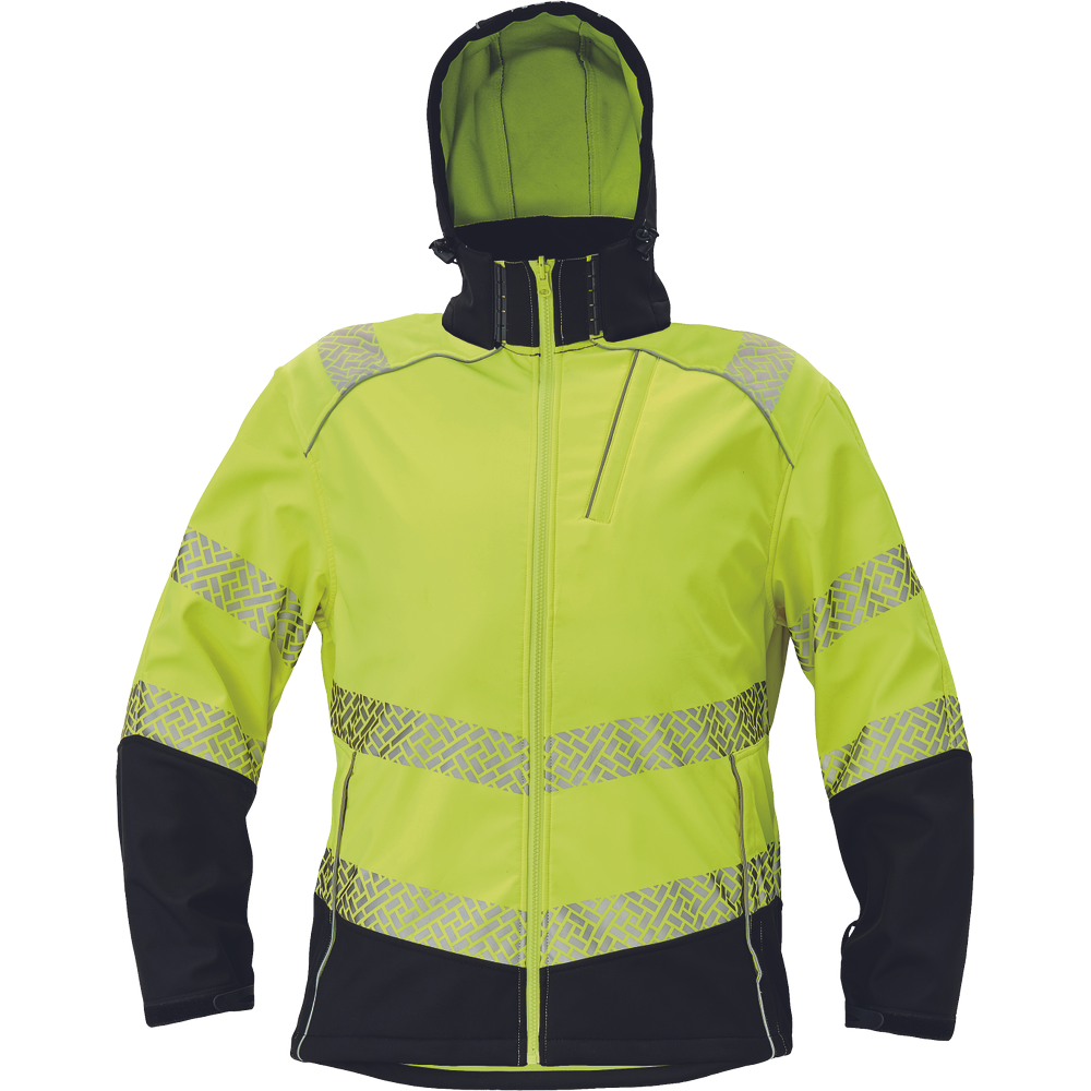 KNOXFIELD PROFI HV softshell bunda KNOXFIELD PROFI HV softsh.bunda žltá 6XL