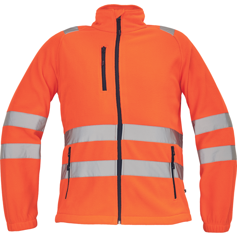 ALMERIA FULL HV FLEECE mikina oranž 5XL