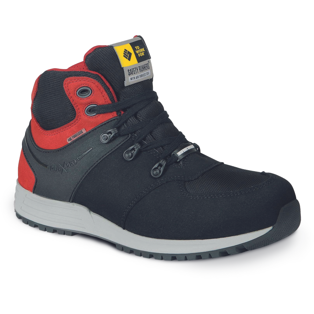 REBEL ESD S3 SRC členok černá/červená 36